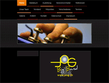 Tablet Screenshot of jugendorchester-grossrosseln.com